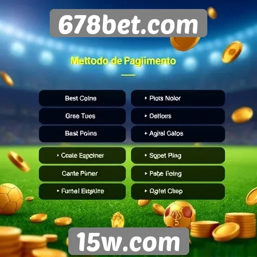 Métodos de pagamento disponíveis no 678bet